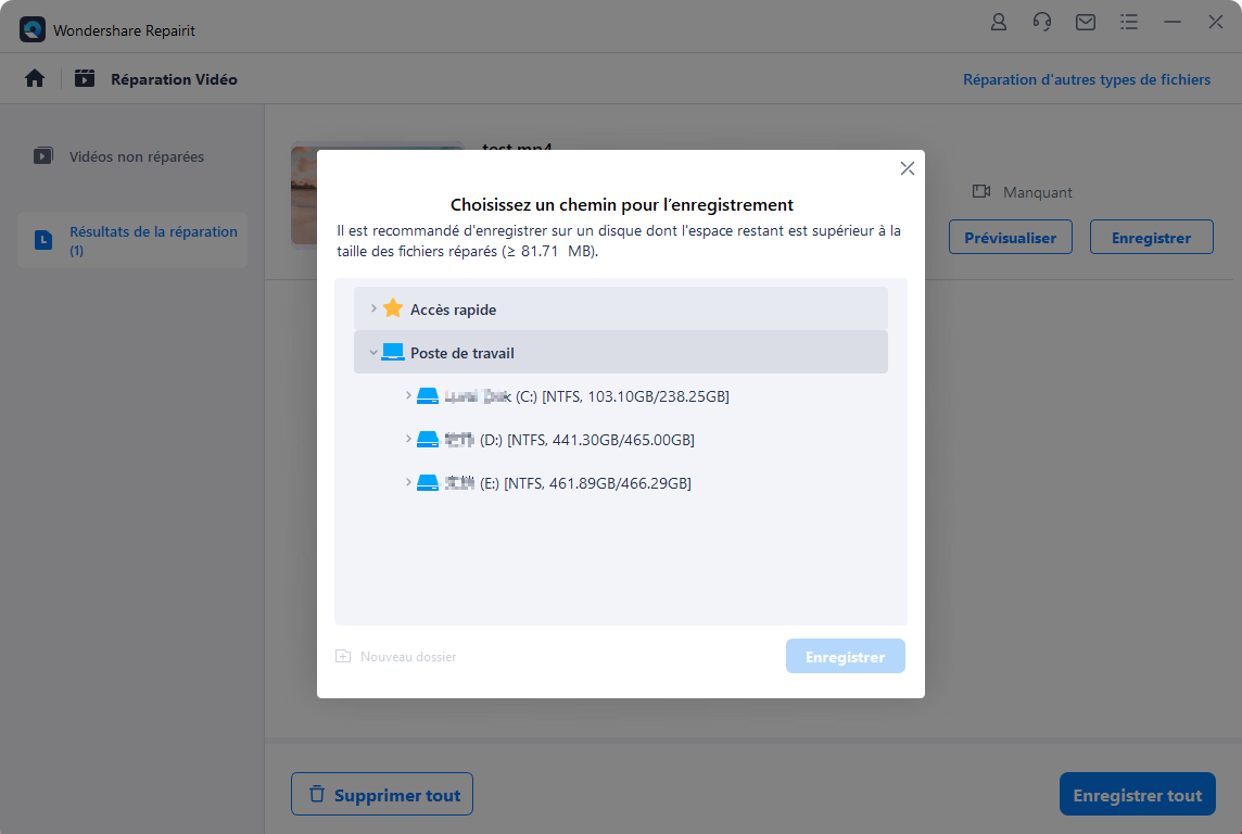 sauvegarder les vidéos de zoom réparées